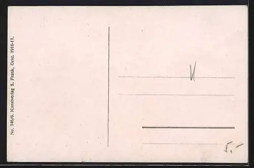 AK Raibl, Ortsansicht mit Raiblersee und Seekopf
