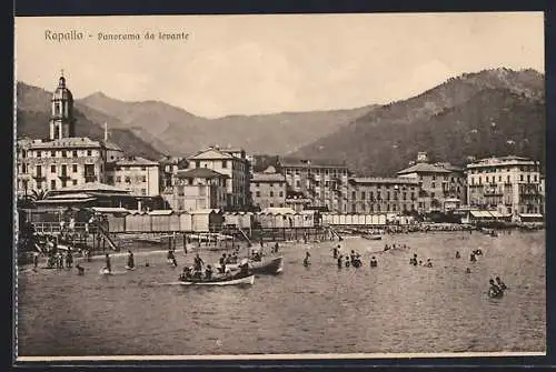 AK Rapallo, Panorama da levante