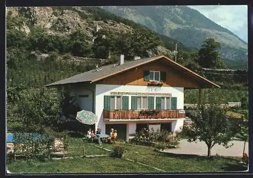 AK Kortsch bei Schlanders, Pension Villa Resi, Bes. Therese Schuster