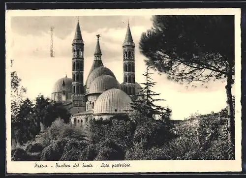 AK Padova, Basilica del Santo, Lato posteriore