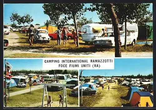 AK Foce Fiumi Uniti /Ra., Camping International Ramazzotti