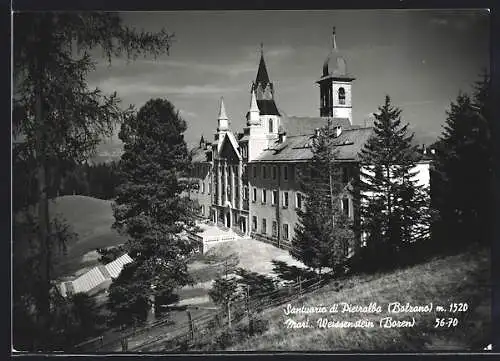 AK Maria Weissenstein /Bozen, Blick auf das Kloster