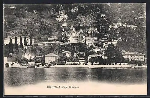 AK Moltrasio /Lago di Como, Ortsansicht vom See aus
