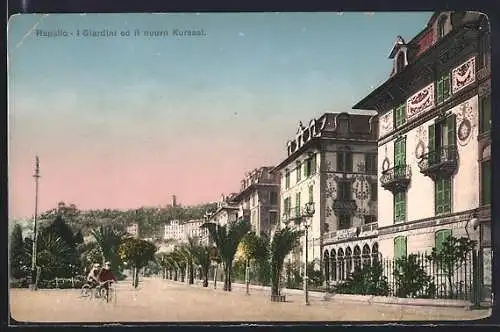 AK Rapallo, I Giardini ed il nuovo Kursaal