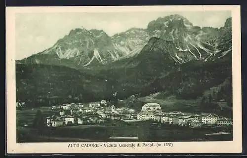 AK Alto Cadore, Veduta Generale di Padol