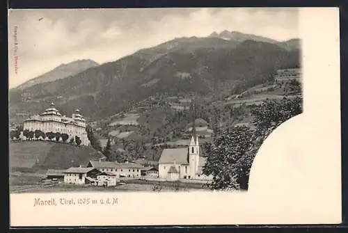AK Mareit /Tirol, Ortsansicht im Tal