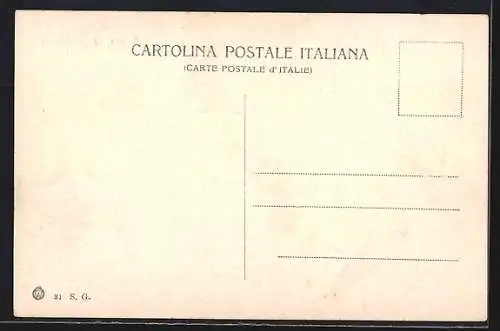 AK Pallanza, Strassenpartie mit Hotel-Pension Belle Vue