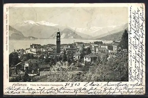 AK Pallanza, Vista da Pension Castagnola