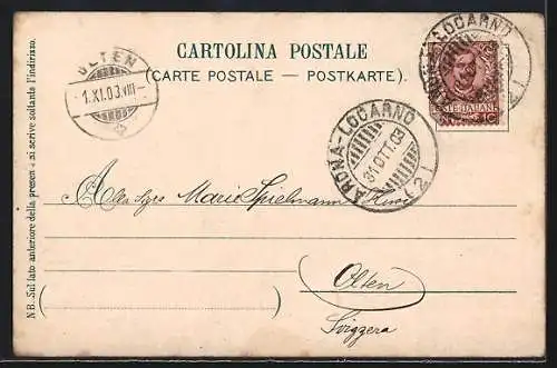 AK Pallanza, Vista da Pension Castagnola