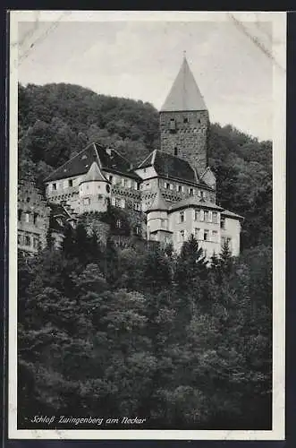 AK Zwingenberg am Neckar, Blick auf das Schloss