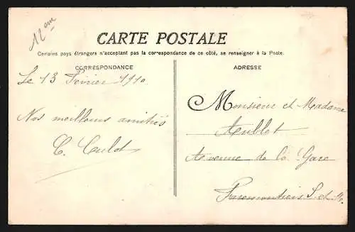 AK Paris, Inondations 1910 Rue de Bercy prise Boulevard Diderot