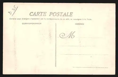 AK Paris, Inondations 1910, Porte de Billancourt (Quai d`Auteuil) inondée