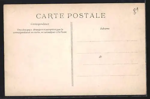 AK Paris, Crue de la Seine 1910, Boulevard Haussmann inondé et arbres alignés