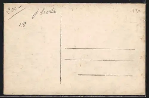 AK Paris, Inondation de la Rue de Bellièvre