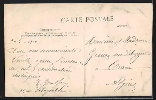 AK Paris, Crue de la Seine à la Gare Saint-Lazare, janvier 1910