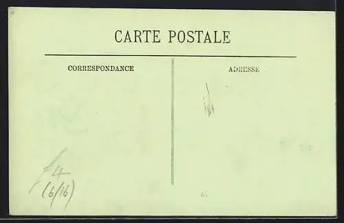 AK Paris, Inondations de 1910, Hôtel Terminus et Rue Saint-Lazare sous l`eau