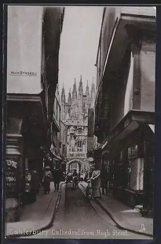 AK Canterbury, Cathedral from High Street