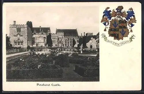 AK Penshurst, Castle and Coat of Arms