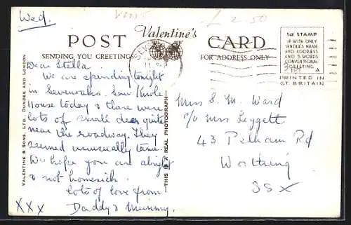 AK Tunbridge Wells, The Pantiles, showing Church of King Charles the Martyr