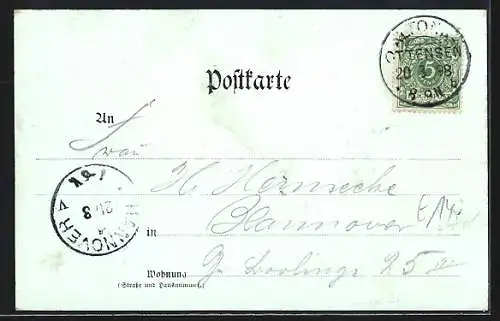 Lithographie Hamburg-Altona, Ansicht vom Gasthaus zur Elbschlucht, Untergang der Cimbria