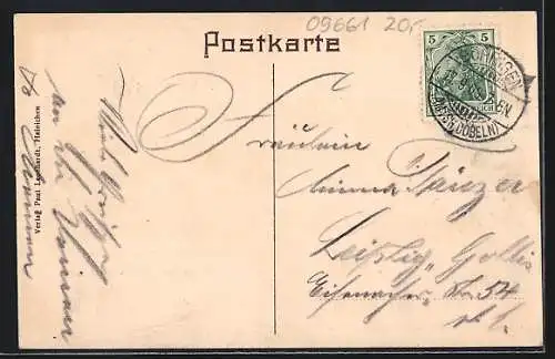 AK Greifendorf, Gasthof Greifendorf und Ortsansicht
