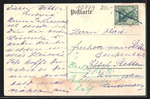 AK Berlin-Wilmersdorf, Das Damenheim Aschaffenburgerstrasse 24, Garten-Terrasse, Bibliothek, Speisesaal