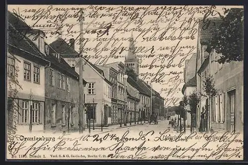 AK Oranienburg, Havelstrasse von der Berlinerstrasse