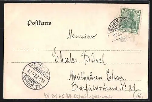 AK Kriegsschiff vom Ostasiengeschwader SMS Brandenburg auf See