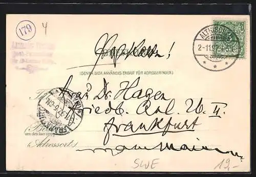 Lithographie Göteborg, Hamnen, Stora Hamnkanalen, Trädgardsföreningen