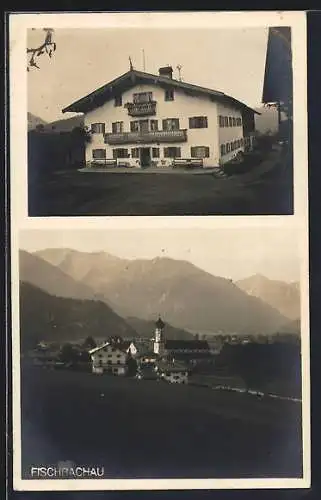 AK Fischbachau, Pension und Totalansicht