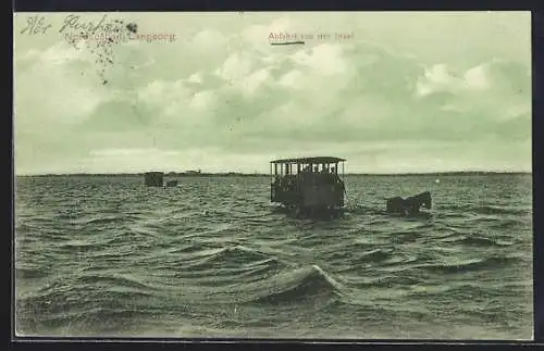AK Langeoog, Abfahrt von der Insel