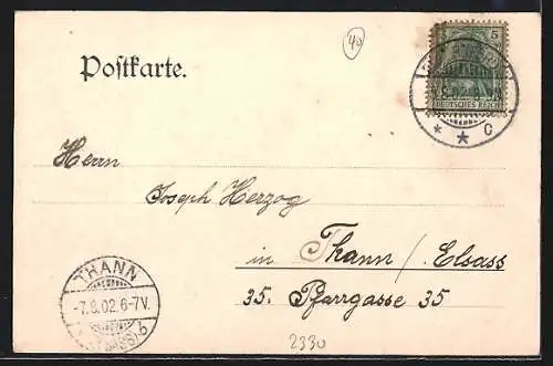 AK Eckernförde, Ortsansicht mit Brücke