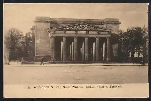 AK Berlin, Blick auf die Neue Wache