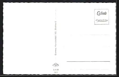 AK Lingen /Ems, Partie in der Burgstrasse