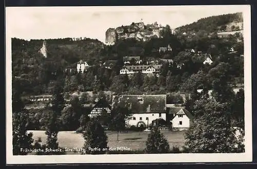 AK Streitberg /Fränk. Schweiz, Partie an der Mühle