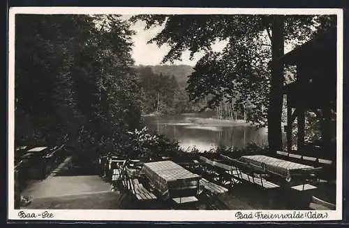 AK Bad Freienwalde, Restaurant am Baa-See