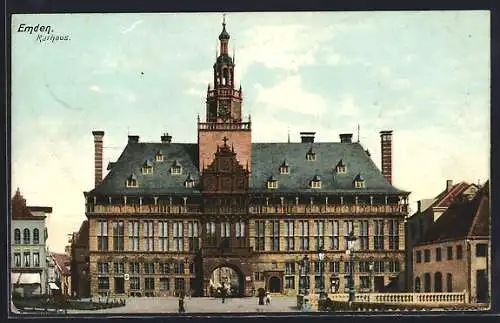 AK Emden, Blick zum Rathaus