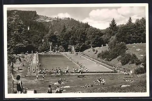 AK Triberg, Schwimm- u. Waldsportbad