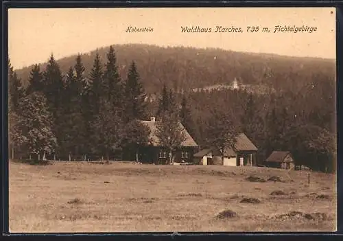 AK Bischofsgrün, Blick zum Forsthaus Karches