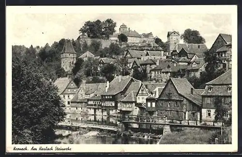 AK Kronach, Am Haslach Steinwehr