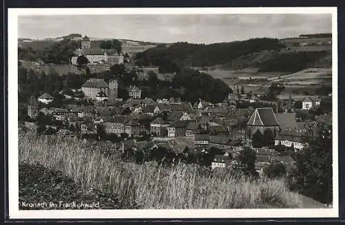 AK Kronach im Frankenwald, Ortsansicht mit Veste Rosenberg