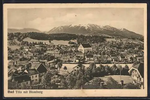 AK Bad Tölz, Ortsansicht mit Blomberg