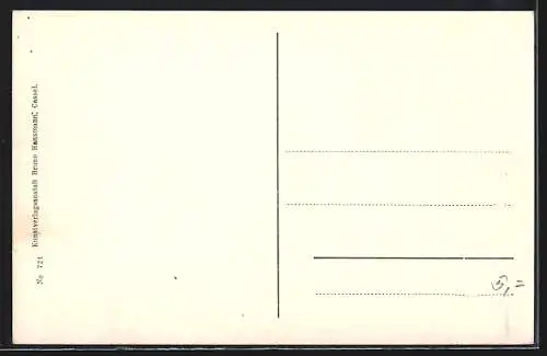 AK Werleshausen a. Werra, Totalansicht mit Umgebung