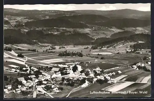 AK Innernzell /Bayer. Wald, Ortsansicht aus der Luft