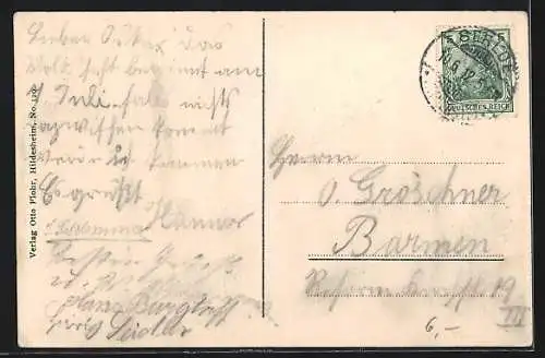 AK Sehlde a. d. Innerste, Blick auf das Jaegerhaus