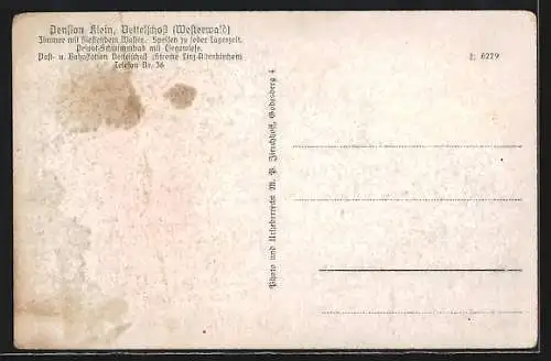 AK Vettelschoss i. Westerwald, Ortsansicht mit Bäumen