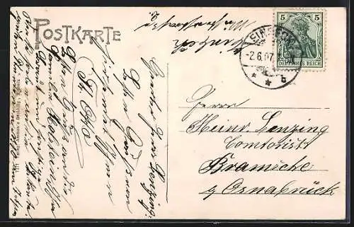 AK Greene, Viadukt und Burg