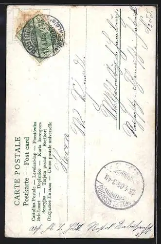 AK Geliebte eines Mannes bei der Hochzeit mit einem Anderen