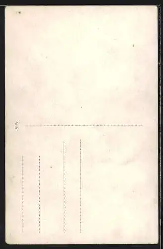 Foto-AK Brautpaar sitzt auf einer Bank