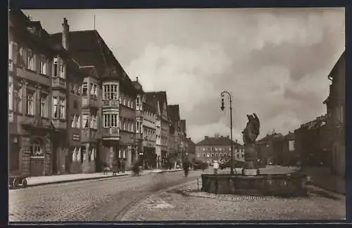 AK Bayreuth, Blick auf den Marktplatz